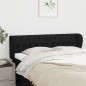 vidaXL Kopfteil mit Ohren Schwarz 147x23x78/88 cm Stoff vidaXL Kopfteil mit Ohren Schwarz 147x23x78/88 cm Stoff