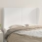 vidaXL Kopfteil mit Ohren Weiß 147x23x118/128 cm Kunstleder vidaXL Kopfteil mit Ohren Weiß 147x23x118/128 cm Kunstleder