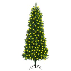 vidaXL Künstlicher Weihnachtsbaum mit Beleuchtung 240 cm Grün