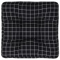 Palettenkissen Schwarz Karomuster 60x61,5x10 cm Oxford-Gewebe Palettenkissen Schwarz Karomuster 60x61,5x10 cm Oxford-Gewebe