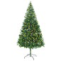 vidaXL Künstlicher Weihnachtsbaum Beleuchtung Ständer 210cm 910 Zweige vidaXL Künstlicher Weihnachtsbaum Beleuchtung Ständer 210cm 910 Zweige
