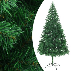 vidaXL Künstlicher Weihnachtsbaum Beleuchtung Ständer 210cm 910 Zweige