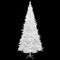vidaXL Künstlicher Weihnachtsbaum mit Beleuchtung Größe L 240 cm Weiß vidaXL Künstlicher Weihnachtsbaum mit Beleuchtung Größe L 240 cm Weiß