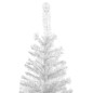 vidaXL Künstlicher Weihnachtsbaum mit Beleuchtung Größe L 240 cm Weiß vidaXL Künstlicher Weihnachtsbaum mit Beleuchtung Größe L 240 cm Weiß