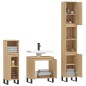 vidaXL 3-tlg. Badmöbel-Set Sonoma-Eiche Holzwerkstoff vidaXL 3-tlg. Badmöbel-Set Sonoma-Eiche Holzwerkstoff