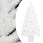 vidaXL Künstlicher Weihnachtsbaum mit Beleuchtung Weiß 90 cm vidaXL Künstlicher Weihnachtsbaum mit Beleuchtung Weiß 90 cm