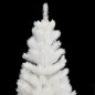 vidaXL Künstlicher Weihnachtsbaum mit Beleuchtung Weiß 90 cm vidaXL Künstlicher Weihnachtsbaum mit Beleuchtung Weiß 90 cm