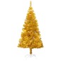 vidaXL Künstlicher Weihnachtsbaum mit Beleuchtung & Ständer Gold 120cm vidaXL Künstlicher Weihnachtsbaum mit Beleuchtung & Ständer Gold 120cm