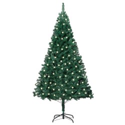 vidaXL Künstlicher Weihnachtsbaum Beleuchtung Buschige Zweige 240 cm