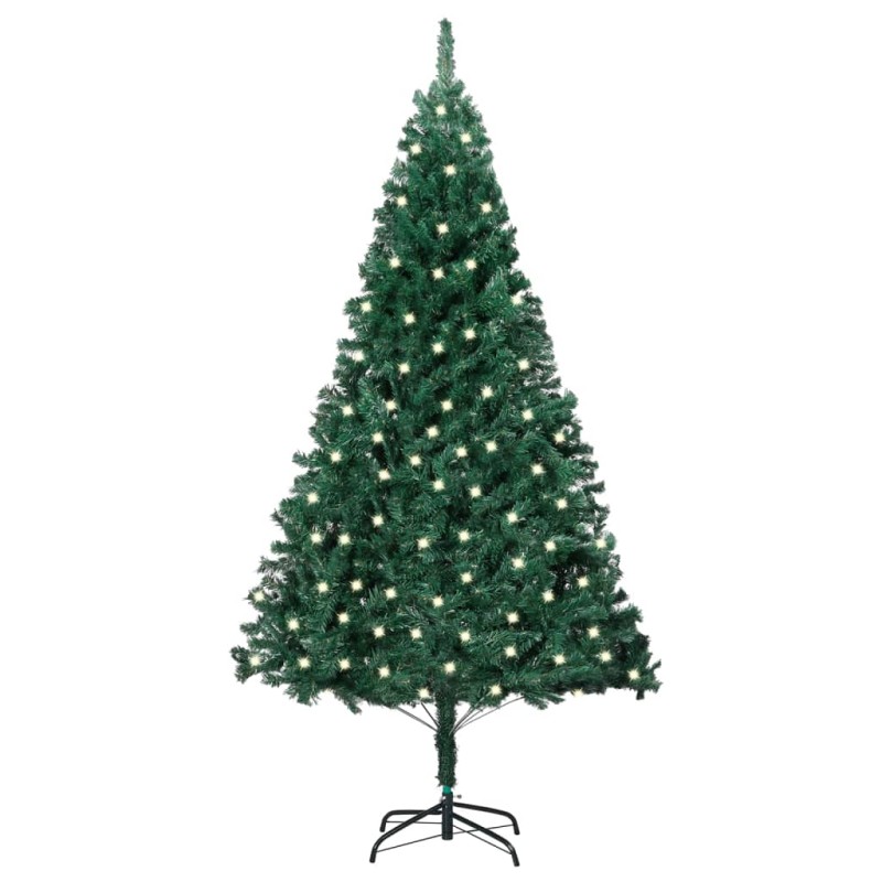 vidaXL Künstlicher Weihnachtsbaum Beleuchtung Buschige Zweige 240 cm vidaXL Künstlicher Weihnachtsbaum Beleuchtung Buschige Zweige 240 cm