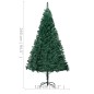 vidaXL Künstlicher Weihnachtsbaum Beleuchtung Buschige Zweige 240 cm vidaXL Künstlicher Weihnachtsbaum Beleuchtung Buschige Zweige 240 cm
