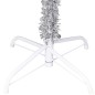 vidaXL Künstlicher Weihnachtsbaum Beleuchtung & Ständer Silber 180 cm vidaXL Künstlicher Weihnachtsbaum Beleuchtung & Ständer Silber 180 cm