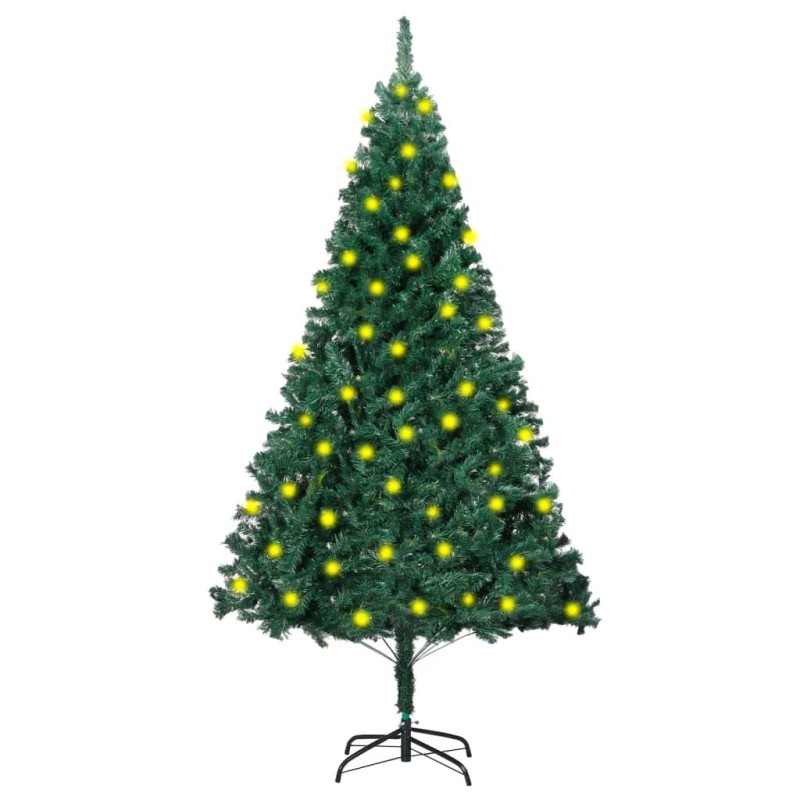 vidaXL Künstlicher Weihnachtsbaum Beleuchtung Buschige Zweige 180 cm vidaXL Künstlicher Weihnachtsbaum Beleuchtung Buschige Zweige 180 cm
