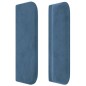 vidaXL Kopfteil mit Ohren Dunkelblau 183x16x78/88 cm Samt vidaXL Kopfteil mit Ohren Dunkelblau 183x16x78/88 cm Samt