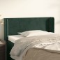 vidaXL Kopfteil mit Ohren Dunkelgrün 83x16x78/88 cm Samt vidaXL Kopfteil mit Ohren Dunkelgrün 83x16x78/88 cm Samt