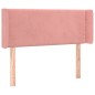 vidaXL Kopfteil mit Ohren Rosa 83x16x78/88 cm Samt