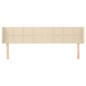 vidaXL Kopfteil mit Ohren Creme 183x16x78/88 cm Stoff vidaXL Kopfteil mit Ohren Creme 183x16x78/88 cm Stoff