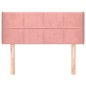 vidaXL Kopfteil mit Ohren Rosa 103x16x78/88 cm Samt vidaXL Kopfteil mit Ohren Rosa 103x16x78/88 cm Samt