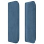 vidaXL Kopfteil mit Ohren Dunkelblau 203x16x78/88 cm Samt vidaXL Kopfteil mit Ohren Dunkelblau 203x16x78/88 cm Samt