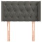 vidaXL Kopfteil mit Ohren Dunkelgrau 83x16x78/88 cm Samt vidaXL Kopfteil mit Ohren Dunkelgrau 83x16x78/88 cm Samt