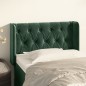 vidaXL Kopfteil mit Ohren Dunkelgrün 83x16x78/88 cm Samt vidaXL Kopfteil mit Ohren Dunkelgrün 83x16x78/88 cm Samt
