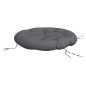 Kissen Rund Anthrazit Ø 100x11 cm Oxford-Gewebe Kissen Rund Anthrazit Ø 100x11 cm Oxford-Gewebe
