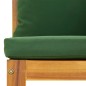 Modular-Ecksofas 2 Stk. mit Grünen Kissen Massivholz Akazie Modular-Ecksofas 2 Stk. mit Grünen Kissen Massivholz Akazie