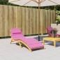 Sonnenliegen-Auflage Rosa Oxford-Gewebe Sonnenliegen-Auflage Rosa Oxford-Gewebe
