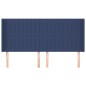 vidaXL Kopfteil mit Ohren Blau 163x16x118/128 cm Stoff vidaXL Kopfteil mit Ohren Blau 163x16x118/128 cm Stoff