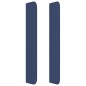 vidaXL Kopfteil mit Ohren Blau 163x16x118/128 cm Stoff vidaXL Kopfteil mit Ohren Blau 163x16x118/128 cm Stoff