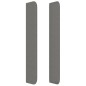 vidaXL Kopfteil mit Ohren Dunkelgrau 83x16x118/128 cm Stoff vidaXL Kopfteil mit Ohren Dunkelgrau 83x16x118/128 cm Stoff