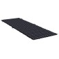 Sonnenliegen-Auflage Schwarz Karomuster Oxford-Gewebe Sonnenliegen-Auflage Schwarz Karomuster Oxford-Gewebe