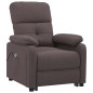 vidaXL Massagesessel mit Aufstehhilfe Dunkelbraun Stoff vidaXL Massagesessel mit Aufstehhilfe Dunkelbraun Stoff