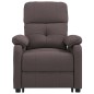 vidaXL Massagesessel mit Aufstehhilfe Dunkelbraun Stoff vidaXL Massagesessel mit Aufstehhilfe Dunkelbraun Stoff