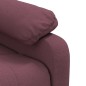 vidaXL Massagesessel mit Aufstehhilfe Lila Stoff