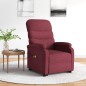 vidaXL Massagesessel mit Aufstehhilfe Weinrot Stoff vidaXL Massagesessel mit Aufstehhilfe Weinrot Stoff