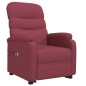 vidaXL Massagesessel mit Aufstehhilfe Weinrot Stoff vidaXL Massagesessel mit Aufstehhilfe Weinrot Stoff