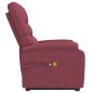 vidaXL Massagesessel mit Aufstehhilfe Weinrot Stoff vidaXL Massagesessel mit Aufstehhilfe Weinrot Stoff