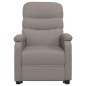 vidaXL Massagesessel mit Aufstehhilfe Taupe Stoff vidaXL Massagesessel mit Aufstehhilfe Taupe Stoff