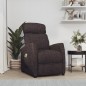 vidaXL Massagesessel mit Aufstehhilfe Dunkelbraun Stoff vidaXL Massagesessel mit Aufstehhilfe Dunkelbraun Stoff