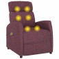 vidaXL Massagesessel mit Aufstehhilfe Lila Stoff vidaXL Massagesessel mit Aufstehhilfe Lila Stoff