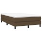 vidaXL Boxspringbett Dunkelbraun 120x200 cm Stoff vidaXL Boxspringbett Dunkelbraun 120x200 cm Stoff