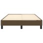 vidaXL Boxspringbett Dunkelbraun 120x200 cm Stoff vidaXL Boxspringbett Dunkelbraun 120x200 cm Stoff
