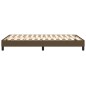 vidaXL Boxspringbett Dunkelbraun 120x200 cm Stoff vidaXL Boxspringbett Dunkelbraun 120x200 cm Stoff