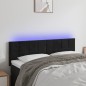 vidaXL LED Kopfteil Schwarz 144x5x78/88 cm Samt vidaXL LED Kopfteil Schwarz 144x5x78/88 cm Samt