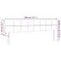 vidaXL LED Kopfteil Rosa 200x5x78/88 cm Samt vidaXL LED Kopfteil Rosa 200x5x78/88 cm Samt