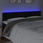 vidaXL LED Kopfteil Schwarz 180x5x78/88 cm Samt vidaXL LED Kopfteil Schwarz 180x5x78/88 cm Samt