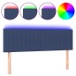 vidaXL LED Kopfteil Blau 144x5x78/88 cm Stoff vidaXL LED Kopfteil Blau 144x5x78/88 cm Stoff