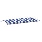 Gartenbank-Auflage Blau & Weiß Gestreift 100x50x7 cm Gartenbank-Auflage Blau & Weiß Gestreift 100x50x7 cm