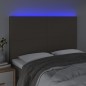 vidaXL LED Kopfteil Taupe 144x5x118/128 cm Stoff vidaXL LED Kopfteil Taupe 144x5x118/128 cm Stoff